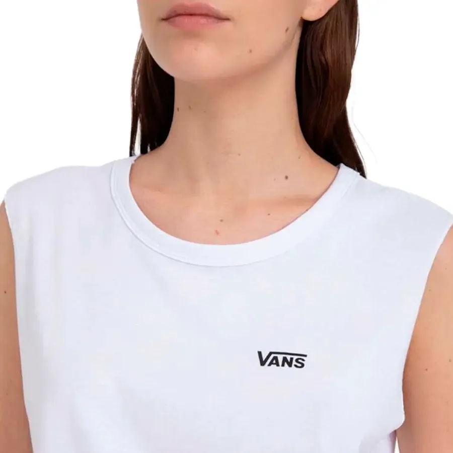 Imagen 2 de 3 de Remera Vans Junior V Boxy-BLANCO