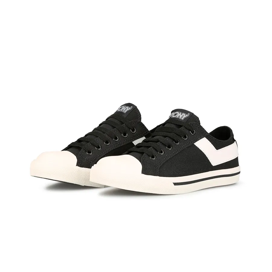 Imagen 2 de 5 de Zapatillas Pony Shooter Ox Canvas-NEGRO/BLANCO