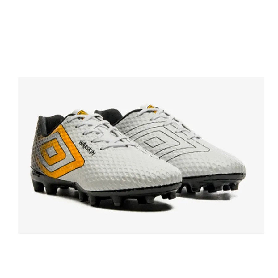 Imagen 1 de 7 de Botines Umbro Warskin-BLANCO/NEGRO/AMARILLO