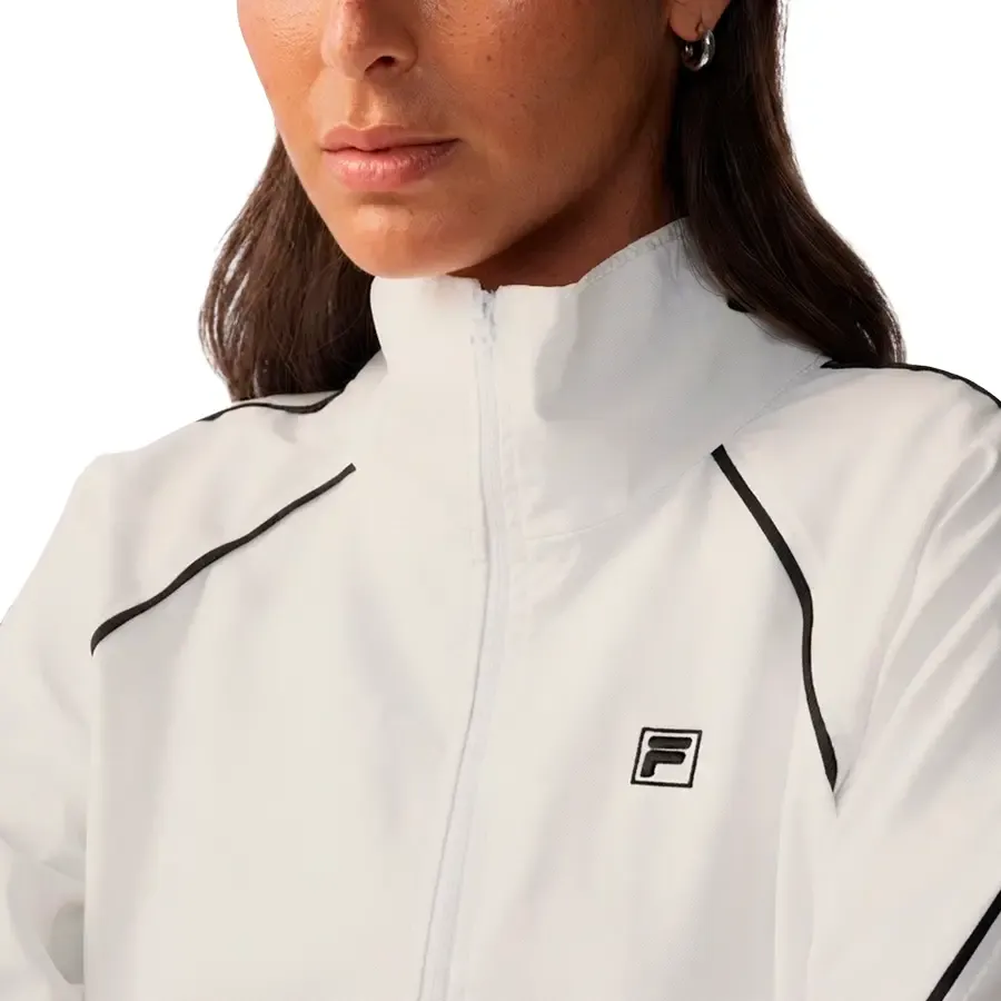 Imagen 2 de 3 de Campera Fila Cropped F-Box-BLANCO
