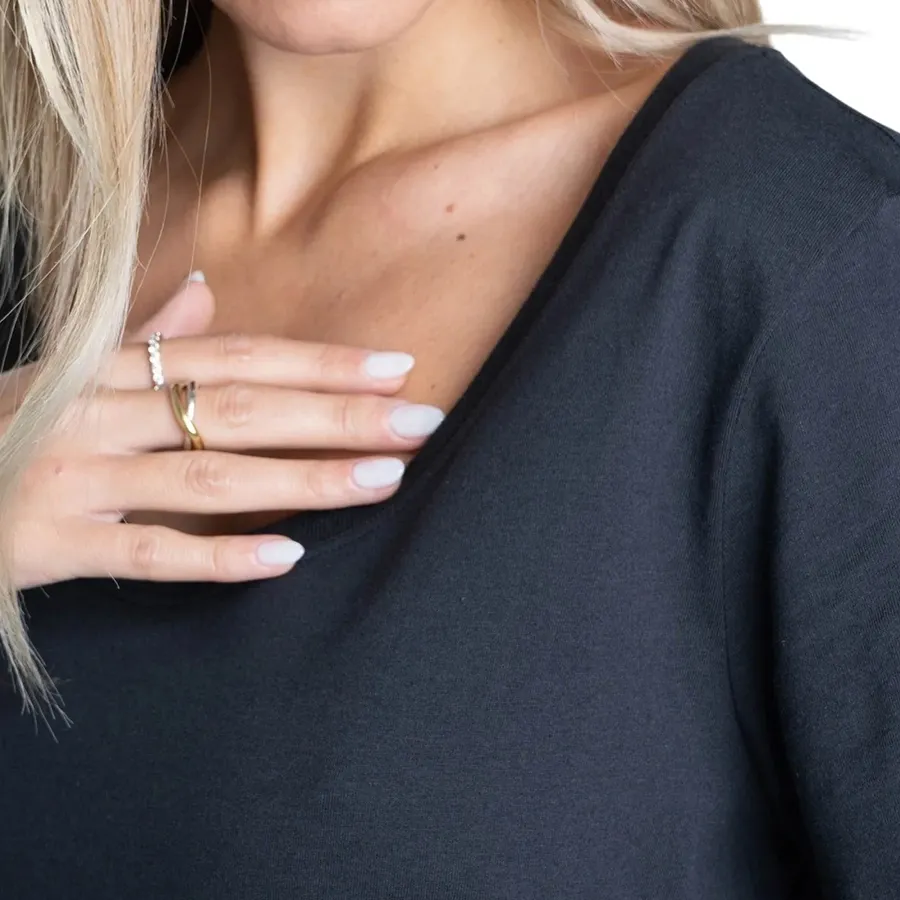 Imagen 3 de 4 de Remera Nike Vem Junto Blank Tee-NEGRO