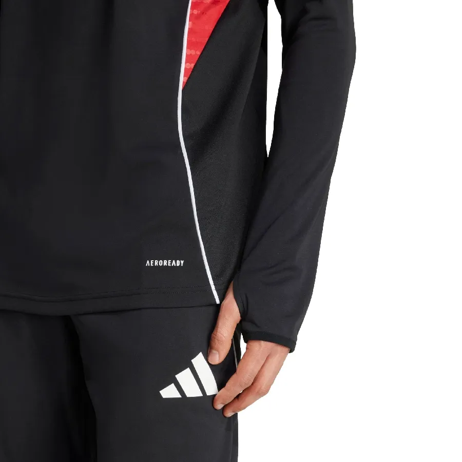 Imagen 4 de 5 de Buzo De Entrenamiento adidas de River Plate Tiro 25 Competition-NEGRO/ROJO