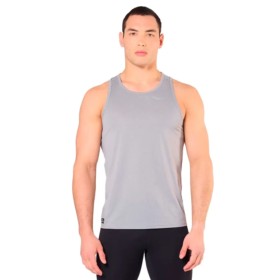 Imagen 0 de 3 de Musculosa Saucony Stopwatch Single-GRIS