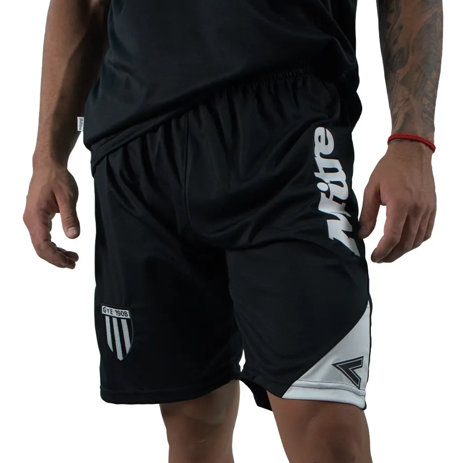 Imagen 1 de 5 de Mitre Shorts  Apolo Gye Ad 25-NEGRO/BLANCO