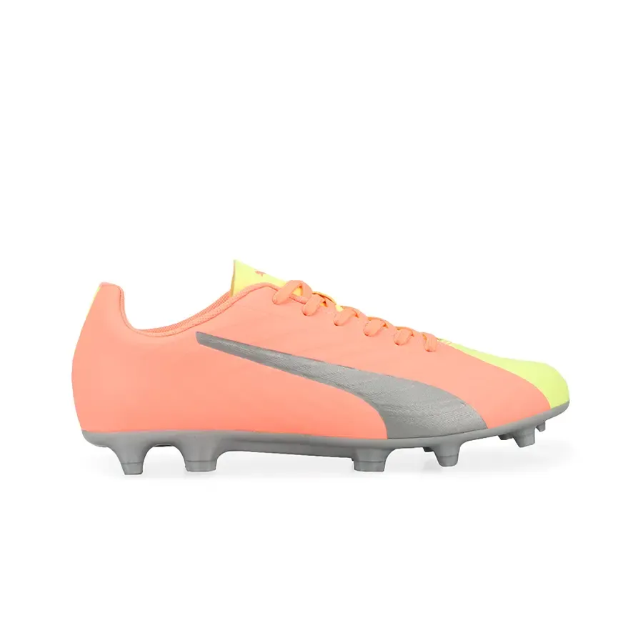 Imagen 0 de 6 de Botines Puma One 20.4 Osg Fg/Ag Jr Abd-NARANJA/AMARILLO/GRIS