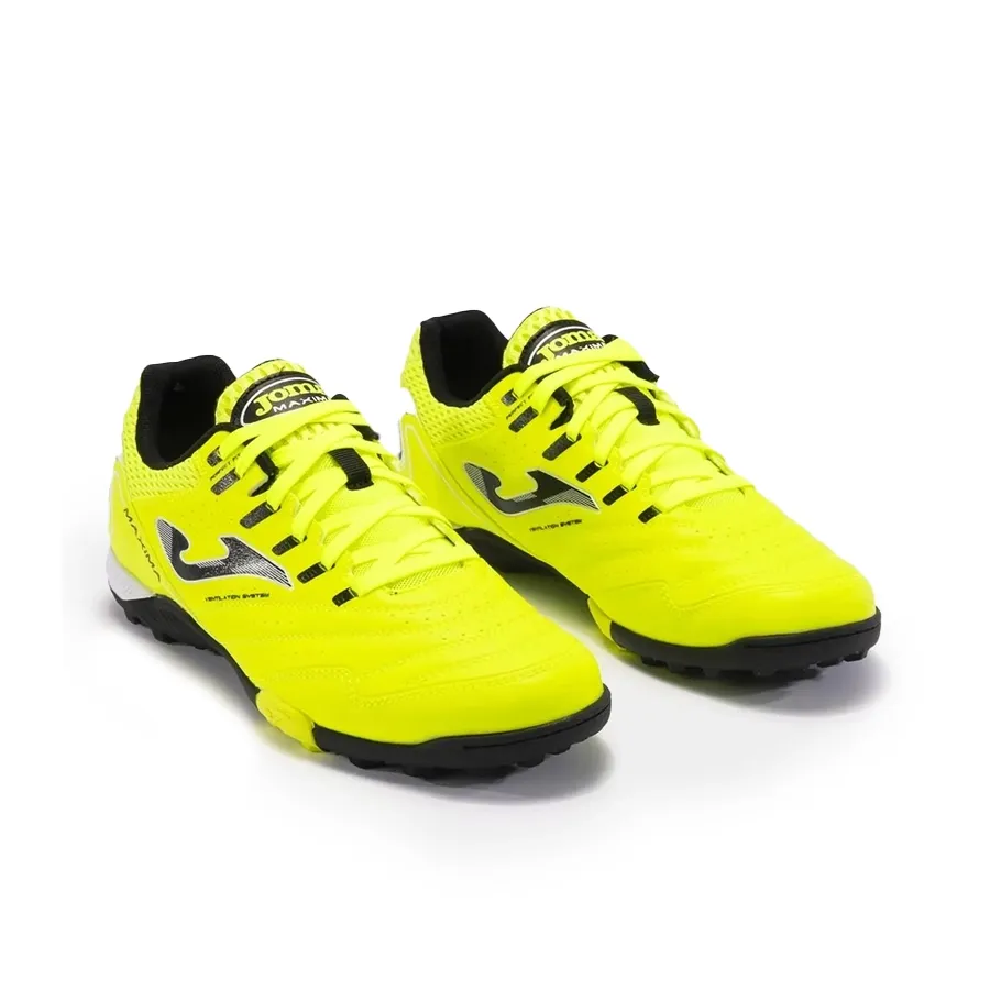 Imagen 1 de 6 de Botines Joma Máxima Turf F5-AMARILLO FLUOR/NEGRO