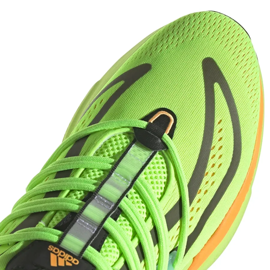 Imagen 3 de 7 de Zapatillas adidas Alphaboost V1-LIMA/NEGRO/NARANJA