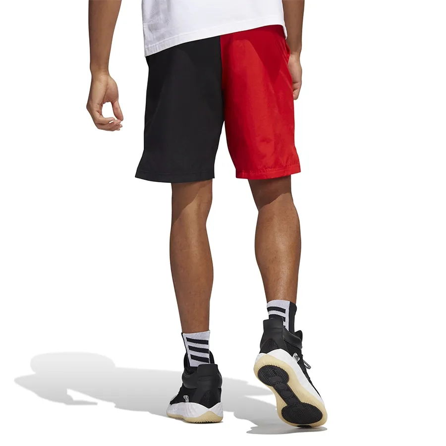 Imagen 1 de 4 de Shorts adidas Basquet-NEGRO/ROJO