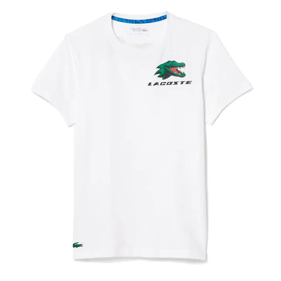 Imagen 0 de 4 de Remera Lacoste -BLANCO/VERDE
