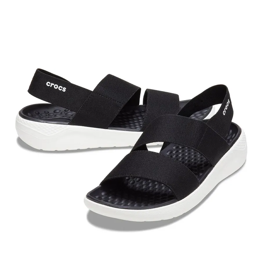 Imagen 1 de 4 de Sandalias Crocs Litesandal W-NEGRO/BLANCO