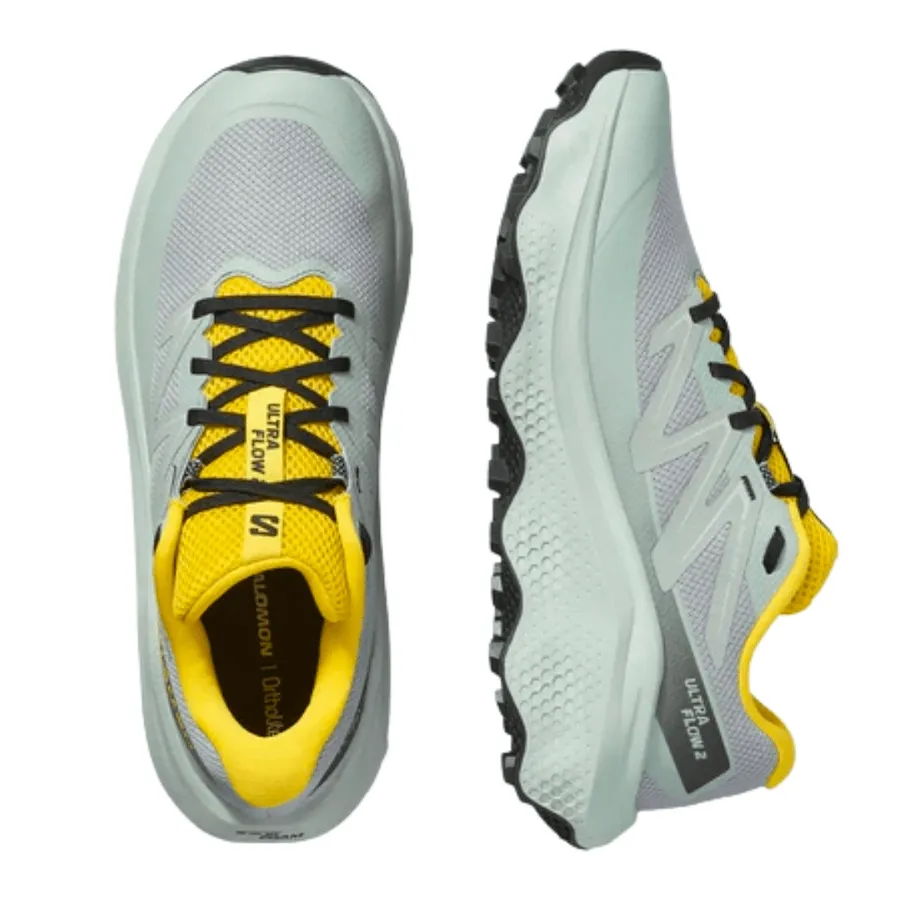 Imagen 3 de 6 de Zapatillas Salomon Ultra Flow 2-GRIS/NEGRO/AMARILLO