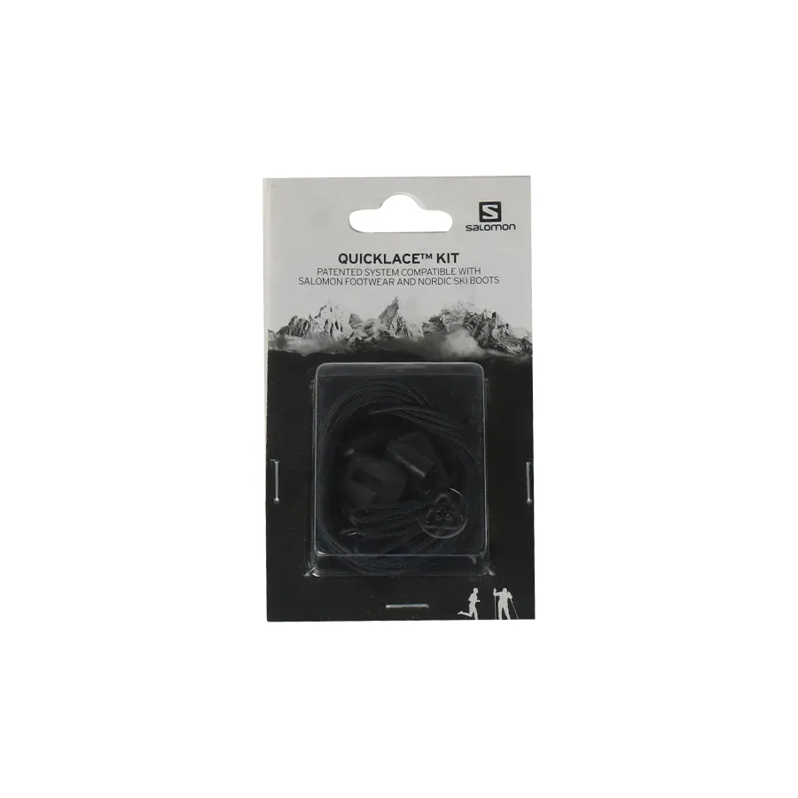 Imagen 0 de 1 de Repuesto Cordones Quicklace Kit Ftw Salomon-NEGRO