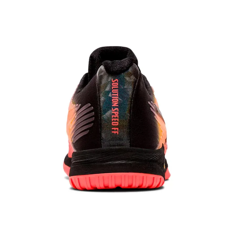 Imagen 4 de 5 de Zapatillas Asics Solution Speed Ff L-NEGRO/CORAL/NARANJA