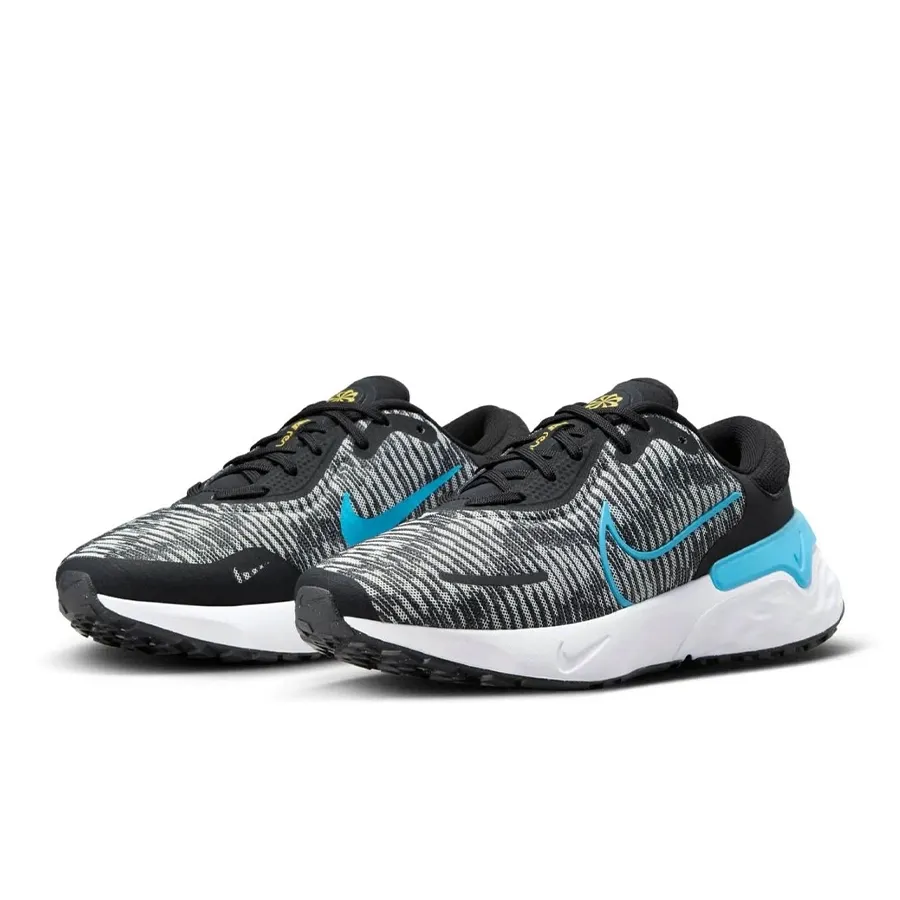 Imagen 1 de 5 de Zapatillas Nike Renew Run 4-NEGRO/BLANCO/CELESTE