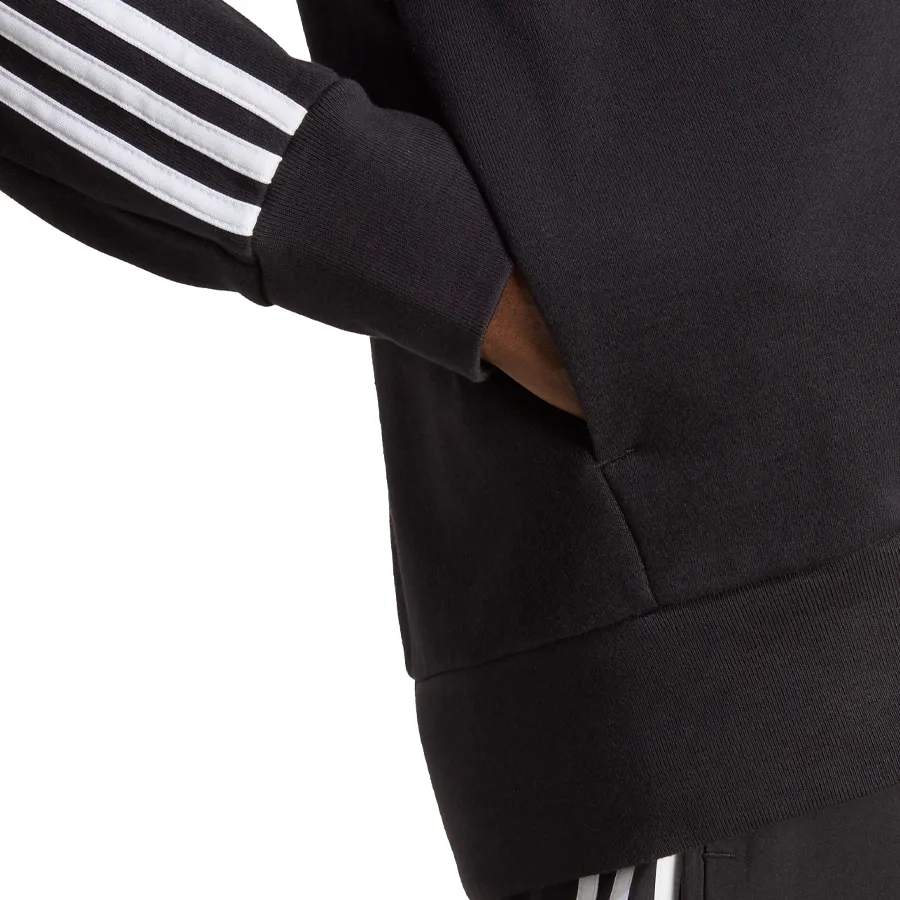 Imagen 2 de 5 de Campera adidas Essentials 3 tiras-NEGRO/BLANCO