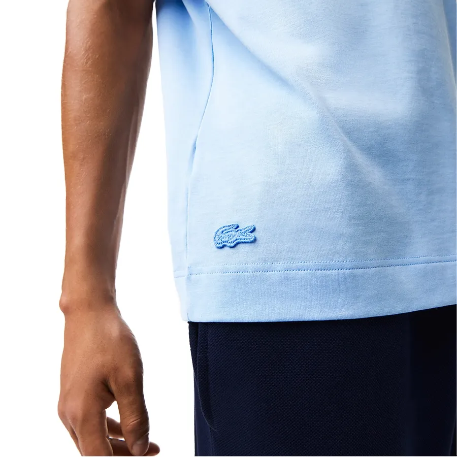 Imagen 4 de 5 de Remera Lacoste Holiday Oversized-CELESTE
