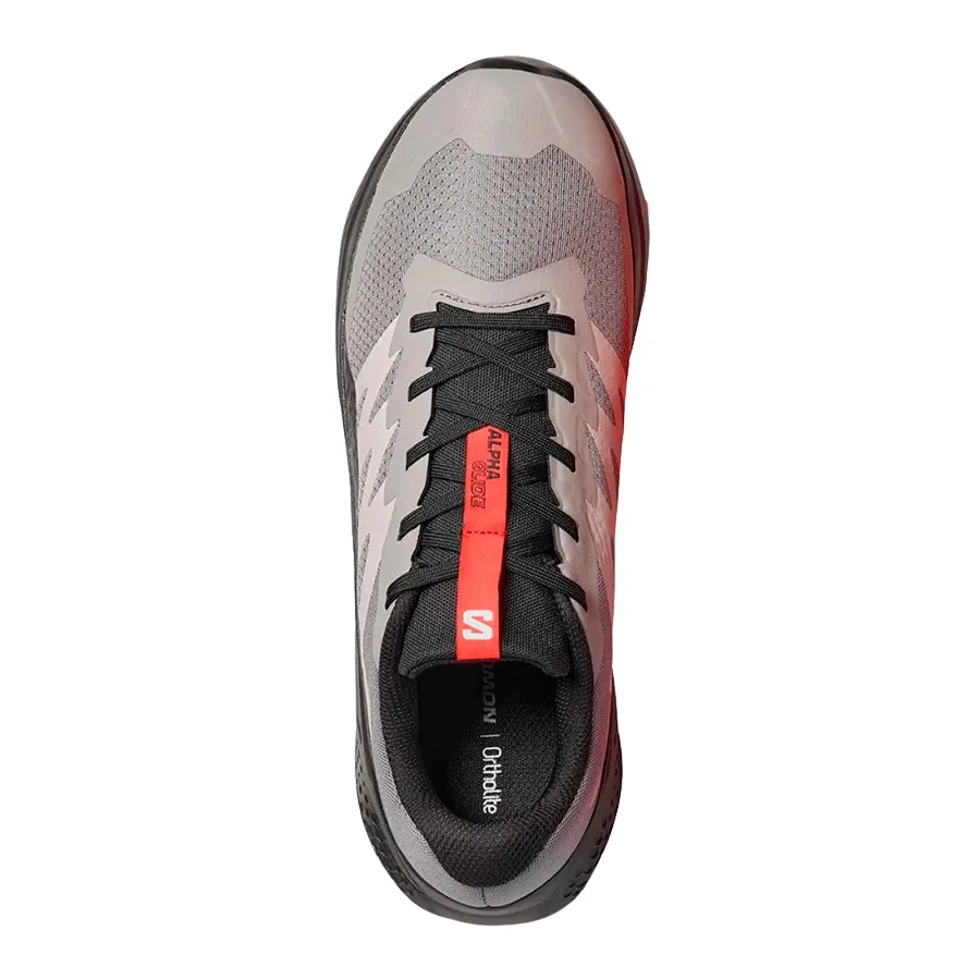 Imagen 3 de 5 de Zapatillas Salomon Alphaglide-NEGRO/GRIS/ROJO