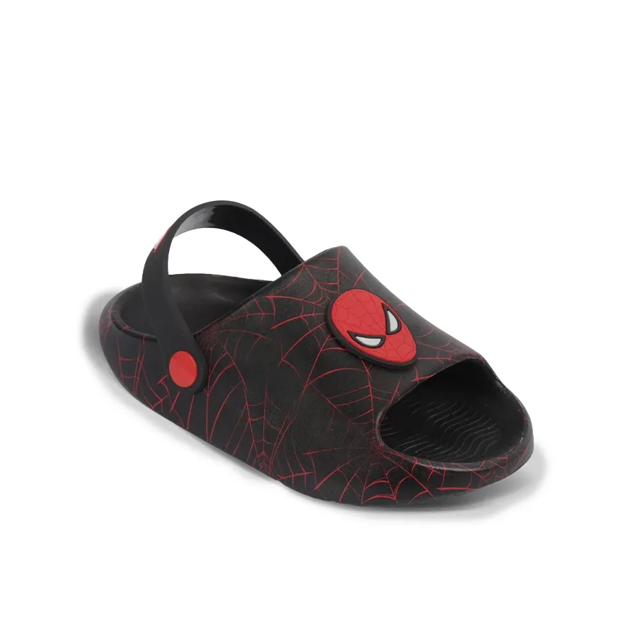 Imagen 1 de 4 de Sandalias Footy Clogs Spiderman-NEGRO/ROJO