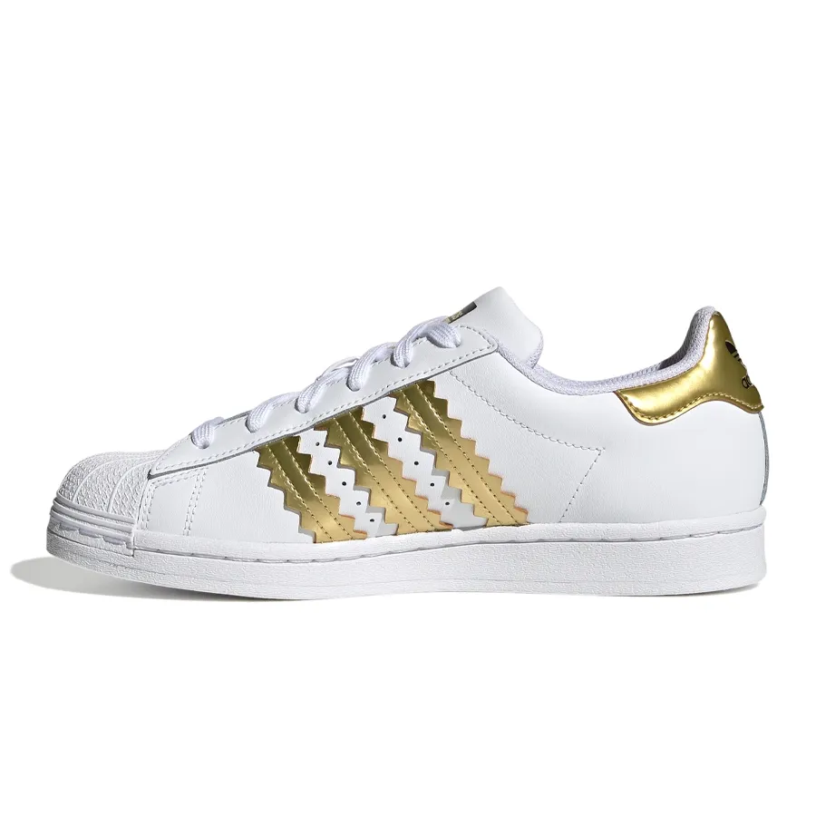 Imagen 1 de 6 de Zapatillas adidas originals Superstar W-BLANCO/DORADO