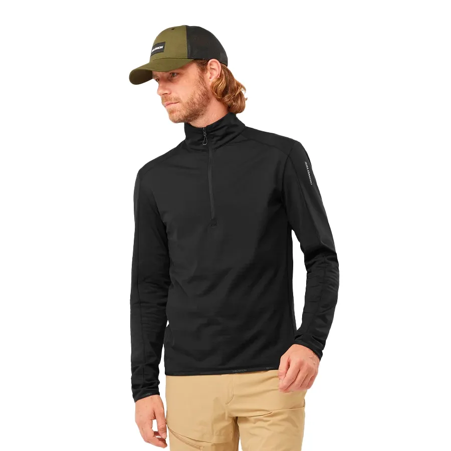 Imagen 1 de 6 de Buzo Salomon Essential Lightwarm-NEGRO