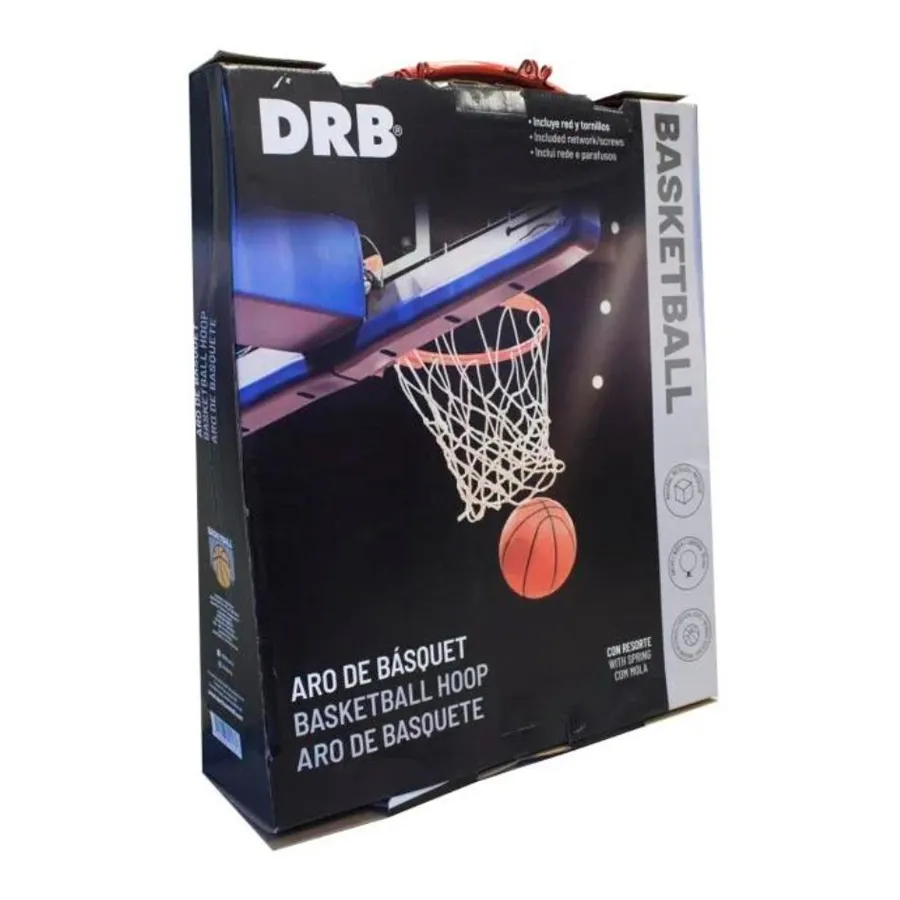 Imagen 2 de 3 de Aro  con resorte DRB-ROJO/BLANCO