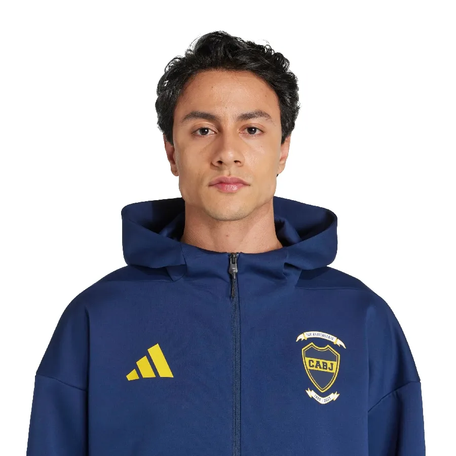 Imagen 3 de 5 de Campera adidas Z.N.E. Boca Juniors 25-MARINO/AZUL