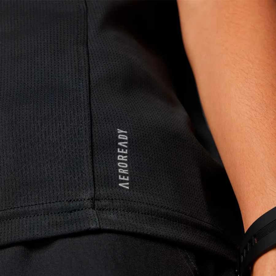 Imagen 4 de 5 de Remera adidas Run It-NEGRO/BLANCO