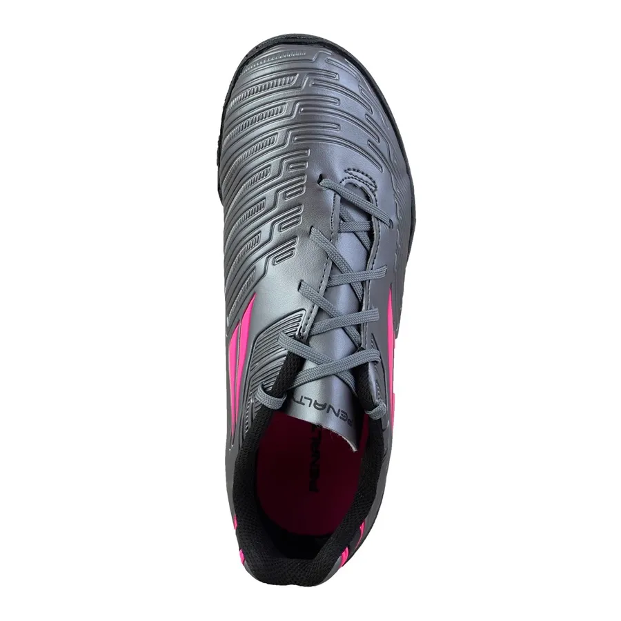 Imagen 2 de 5 de Botines Penalty Speed XX Campo-NEGRO/PLATA/FUCSIA