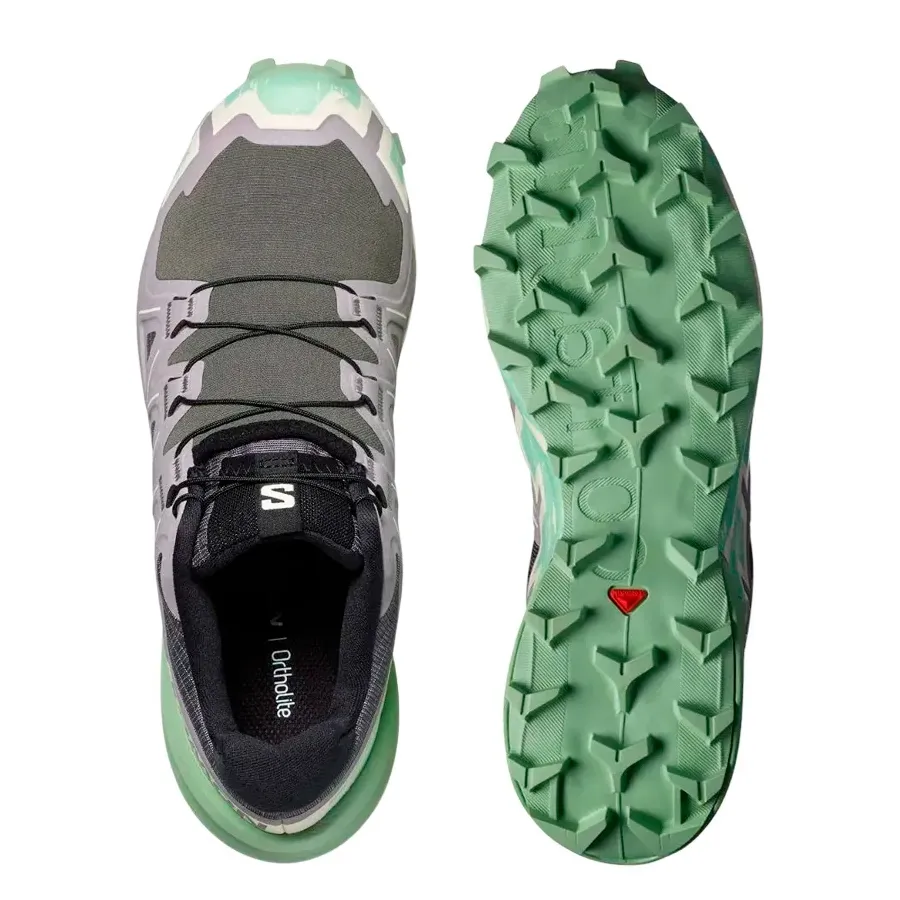 Imagen 4 de 5 de Zapatillas Salomon Speedcross 6-LIMA/GRIS/GRAFITO