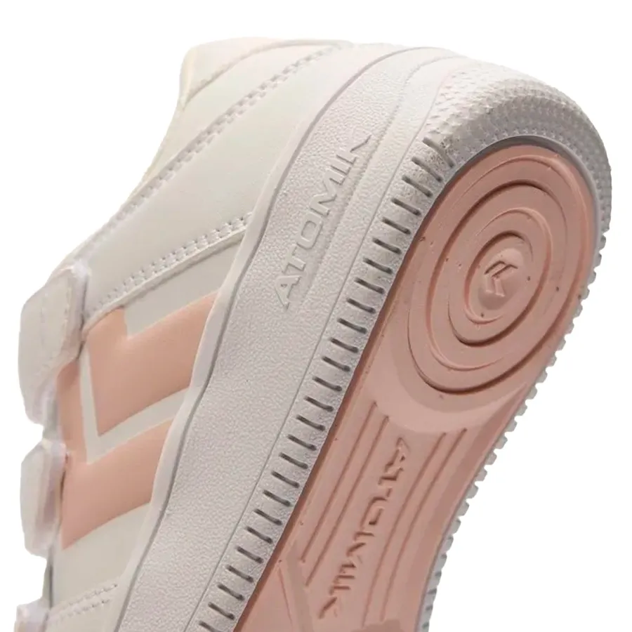 Imagen 6 de 7 de Zapatillas Atomik Fairfaxx Velcro 26-BLANCO/ROSA