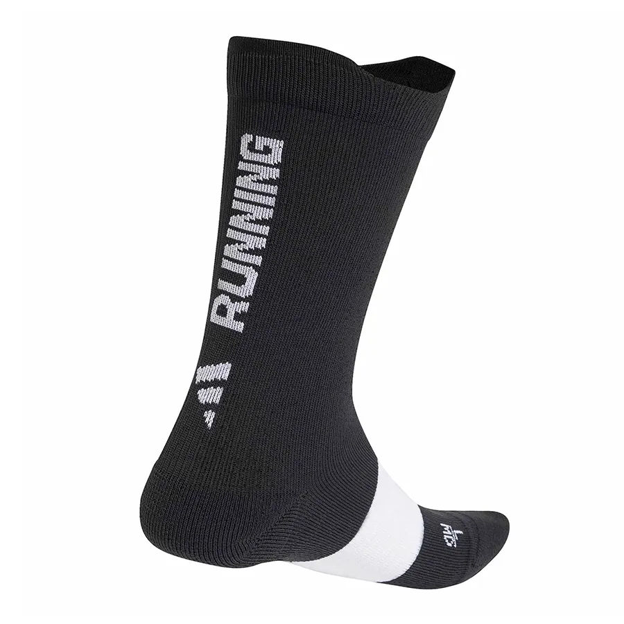 Imagen 1 de 4 de Medias adidas RunXGraphic-NEGRO/BLANCO