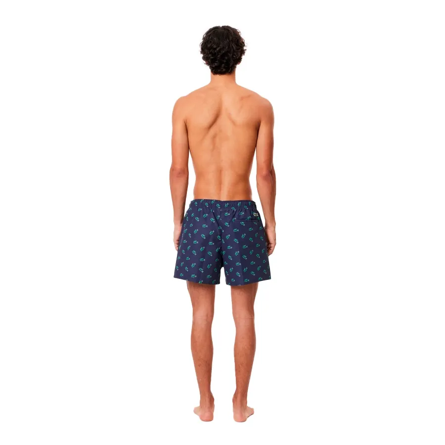 Imagen 1 de 5 de Short Lacoste De Baño-MARINO/VERDE