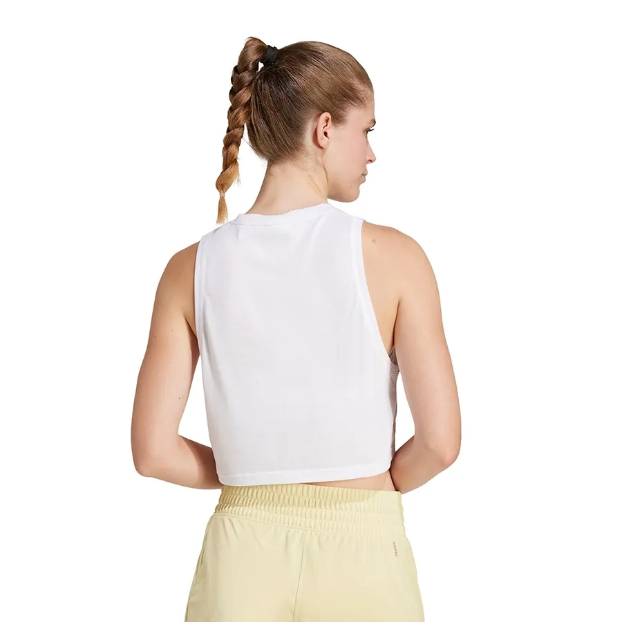 Imagen 1 de 5 de Musculosa adidas Essentials Boxy-BLANCO
