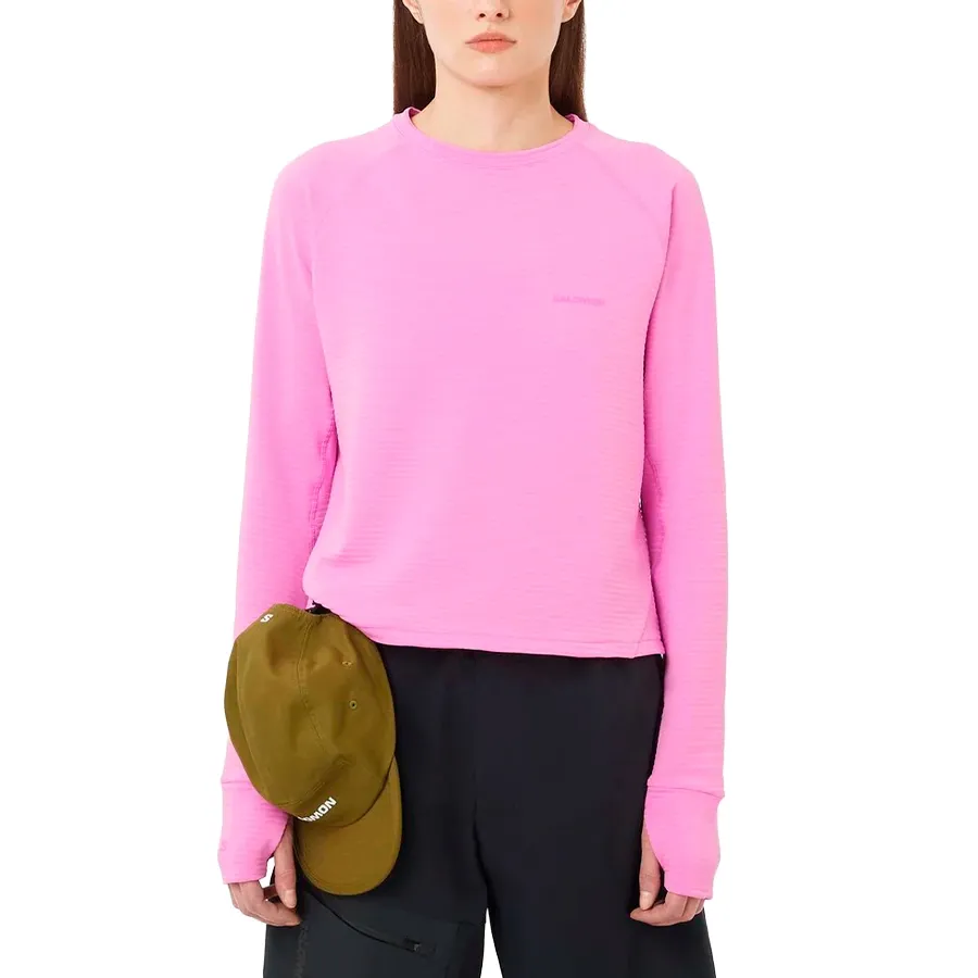 Imagen 0 de 5 de Remera Salomon Essential Lightwarm Cn-ROSA