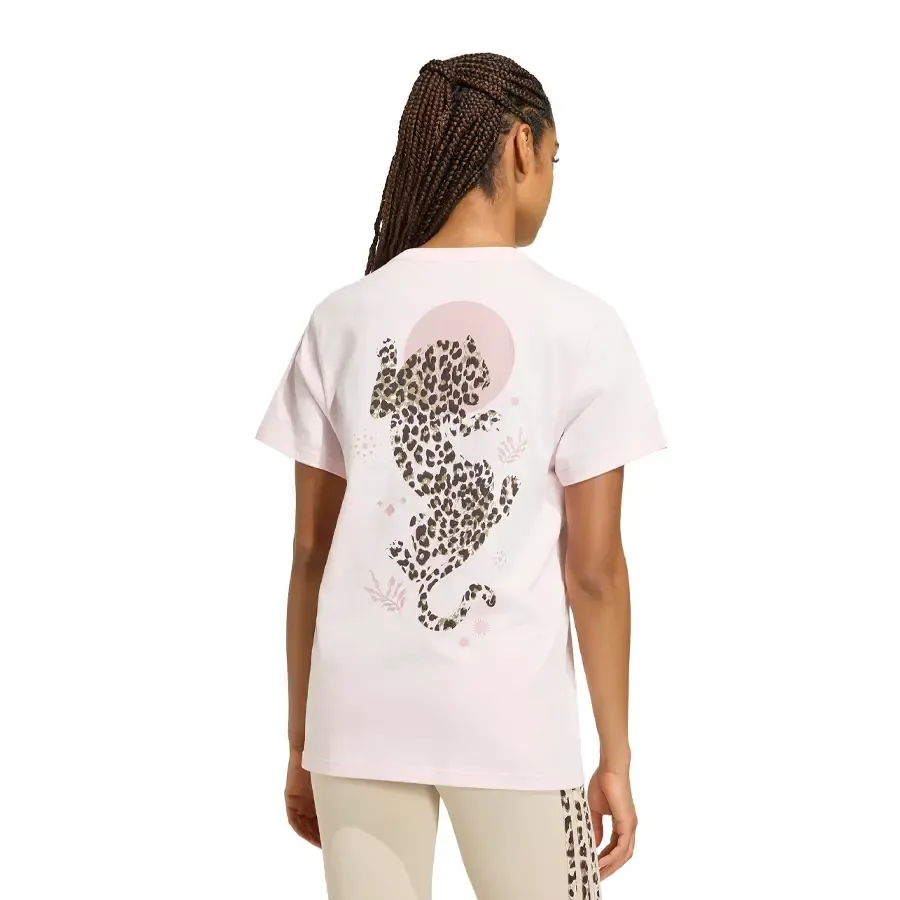 Imagen 2 de 5 de Remera adidas Animal Loose 1-ROSA VIEJO