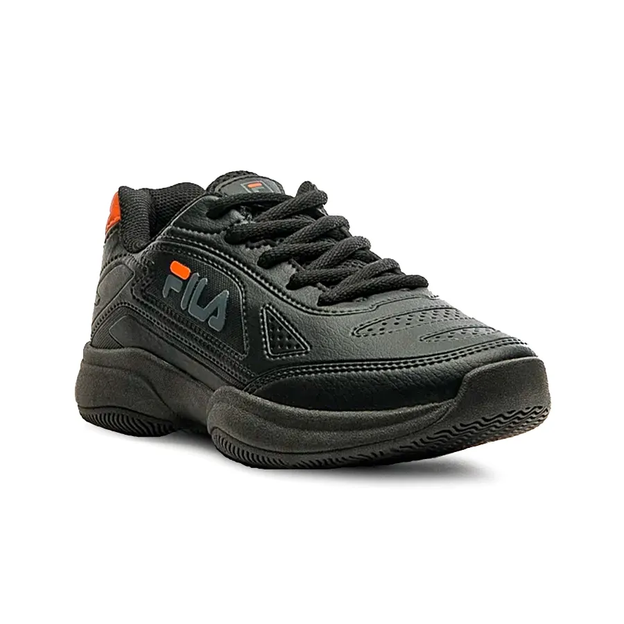 Imagen 1 de 5 de Zapatillas Fila Lugano 7.0 Kids-NEGRO/NARANJA