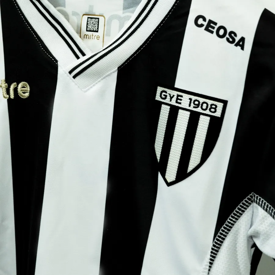 Imagen 2 de 6 de Camiseta Mitre Oficial Gimnasia y Esgrima Jr-BLANCO/NEGRO