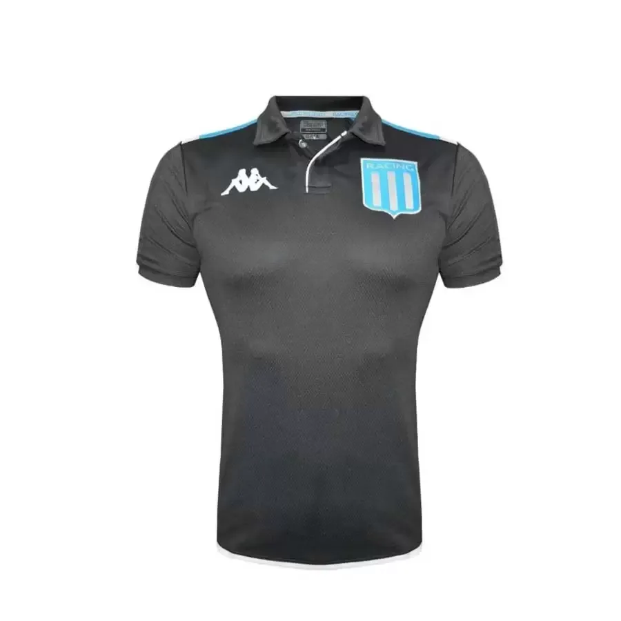 Imagen 0 de 2 de Camiseta Kappa Racing Club Polo Abianger 3 2020-GRAFITO/CELESTE/BLANCO