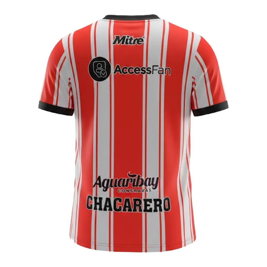 Imagen 3 de 4 de Camiseta Mitre Titular San Martin de Mendoza 2025-BLANCO/ROJO