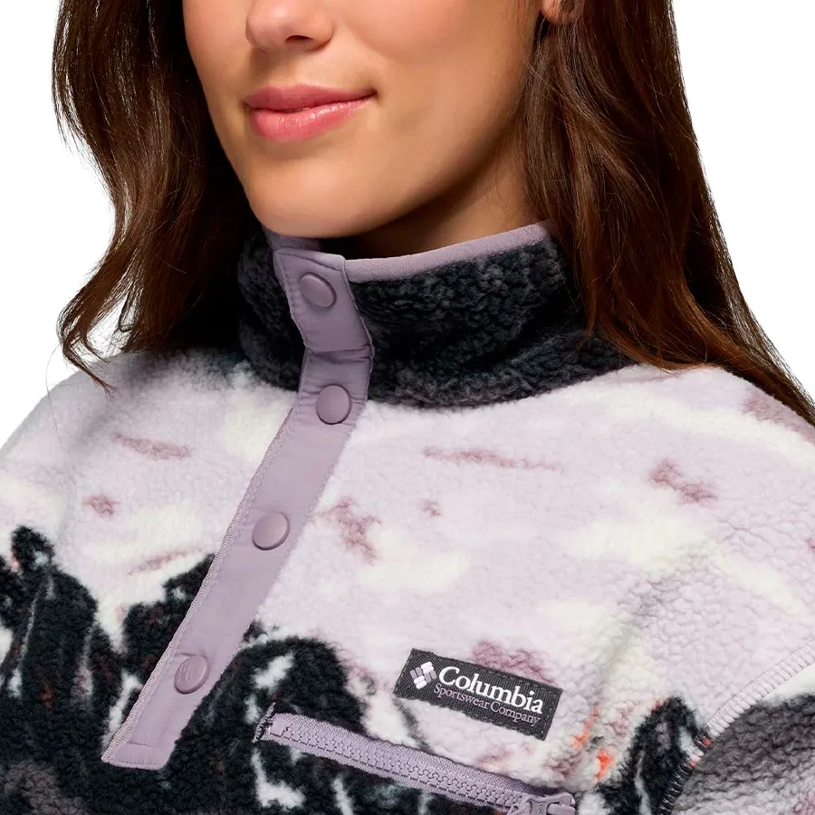 Imagen 3 de 6 de Buzo Columbia Helvetia II-LAVANDA/NEGRO