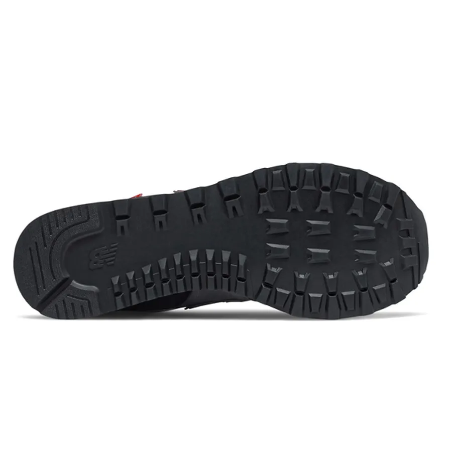 Imagen 3 de 4 de Zapatillas New Balance 574 SM2-NEGRO/GRAFITO/ROJO