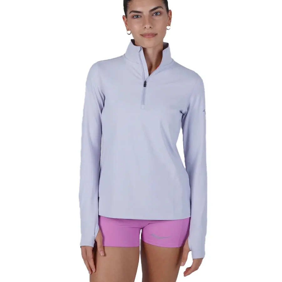 Imagen 2 de 5 de Buzo Saucony Solstice 1/4 Zip-LAVANDA