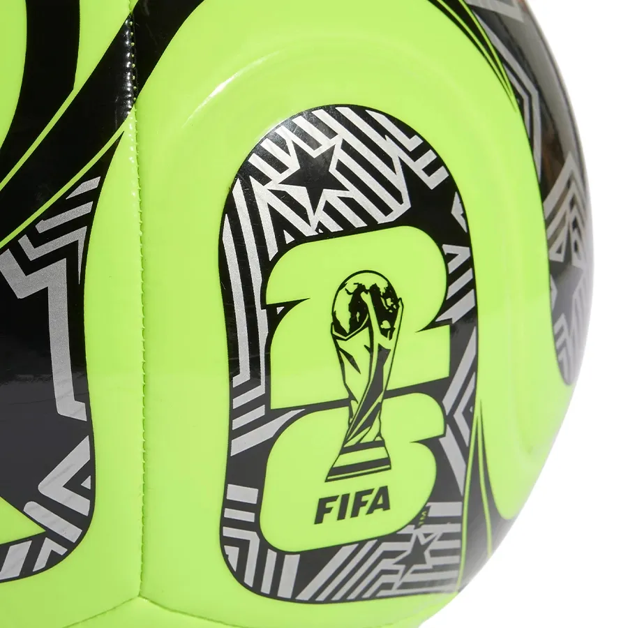 Imagen 2 de 4 de Pelota adidas Trionda Club Copa Mundial 26-VERDE FLUOR/NEGRO