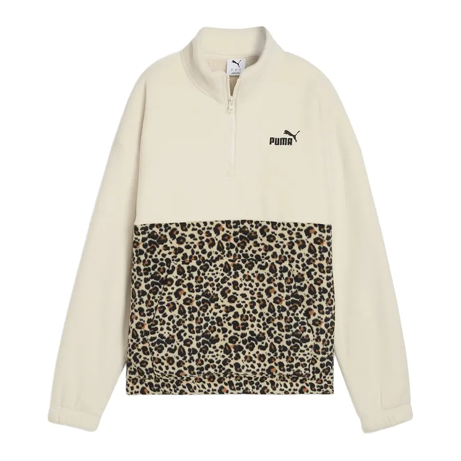 Imagen 2 de 4 de Buzo Puma Essentials Animal Print Relaxed Crew-CRUDO/PRINT