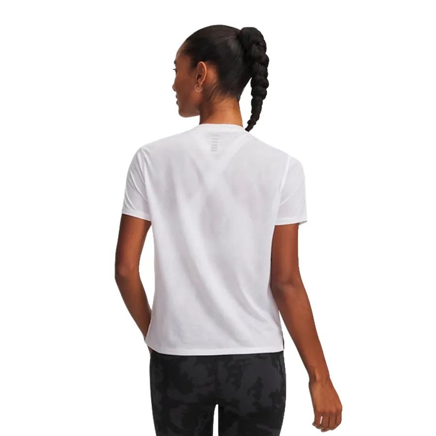 Imagen 1 de 3 de Remera Under Armour Launch Jacquard-BLANCO