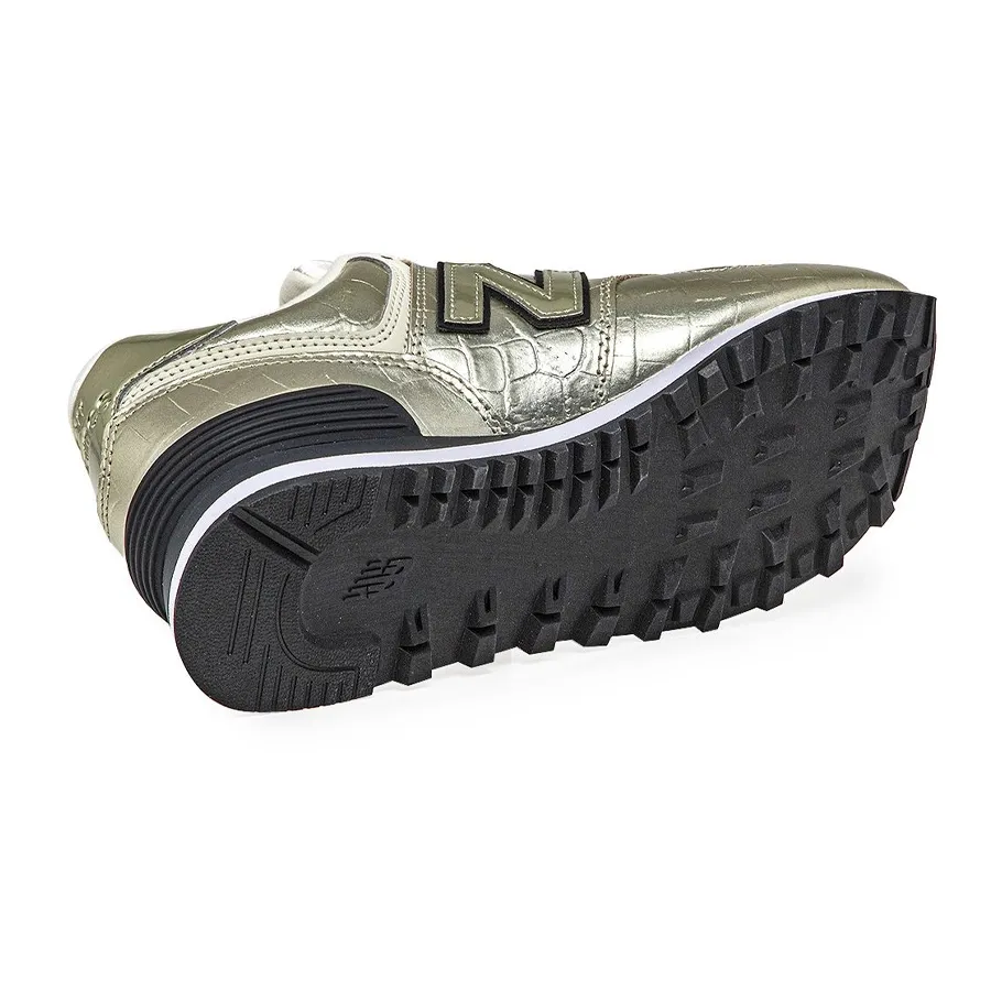 Imagen 4 de 5 de Zapatillas New Balance 574-DORADO/NEGRO