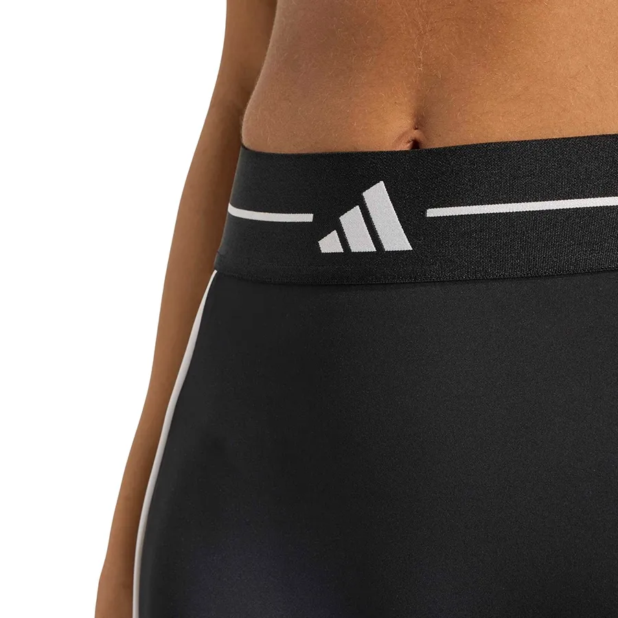 Imagen 3 de 5 de Calza adidas Hyperglam 3 Stripes-NEGRO