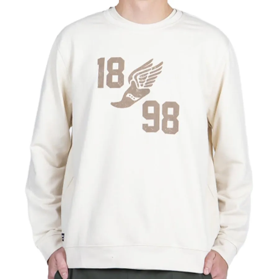 Imagen 0 de 5 de Buzo Saucony Rested Crew-CRUDO/MARINO