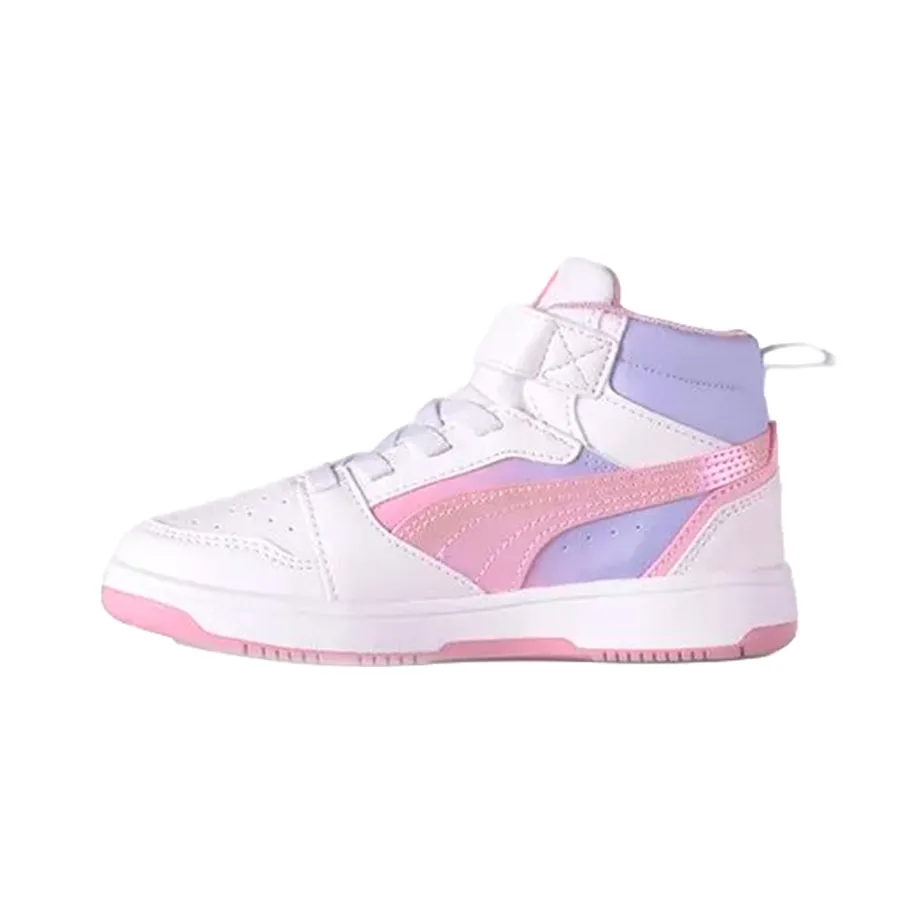 Imagen 1 de 4 de Zapatillas Puma Rebound V6 Mid Blurry Dreams-BLANCO/LILA/ROSA