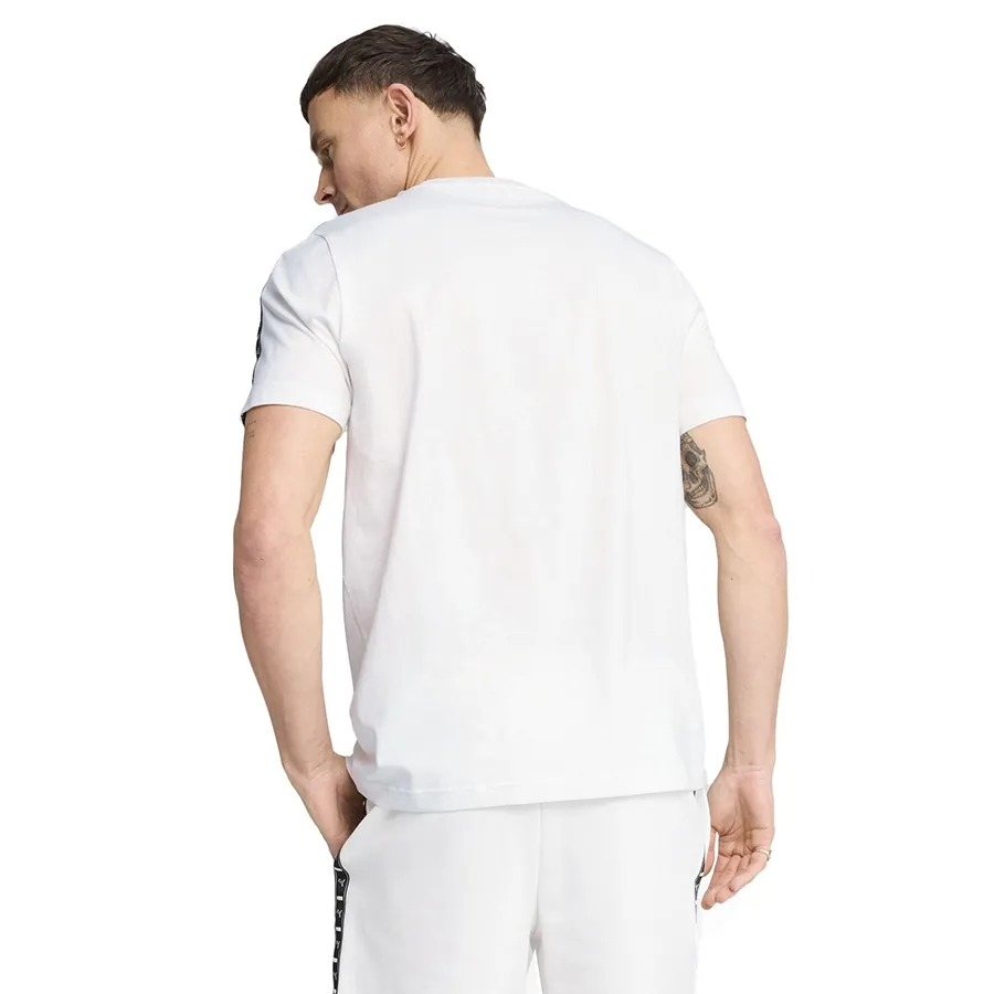 Imagen 2 de 4 de Remera Puma Essential Tape Tee-BLANCO